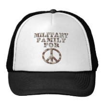 Famille militaire pour la paix casquette