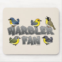 Fan de fauvette tapis de souris
