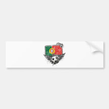 Fan de foot Portugal Adhésif Pour Voiture
