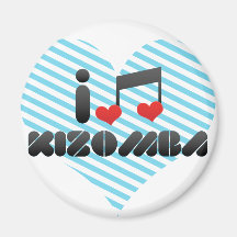 Fan de Kizomba Aimants Pour Réfrigérateur
