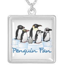 Fan de pingouin colliers personnalisés