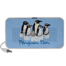 Fan de pingouin haut-parleur notebook