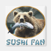 Fan de sushi magnets