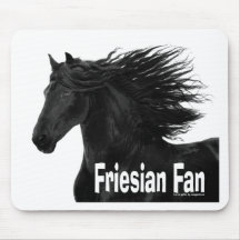 Fan frisonne tapis de souris