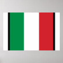 Fanion drapeau d'Italie, Italie Affiche