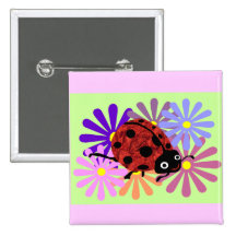 Fanny le bouton de coccinelle badge