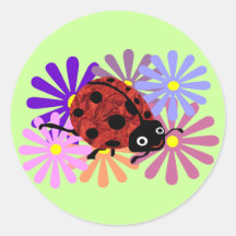 Fanny les autocollants de coccinelle