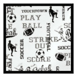 Fantaisie 1 de sports invitations