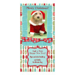 Fantaisie perlé de Noël mignon photocartes