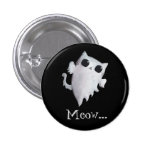 Fantôme effrayant de chat de Kitty Badge Avec Épingle