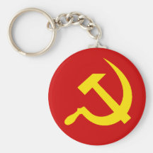 Faucille et marteau KeyChain Porte-clefs
