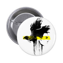 Faucon de Faux Badge Avec Épingle