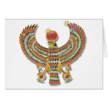 Faucon pectoral cartes de vœux
