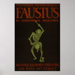 Faustus par Christopher Marlowe Affiches