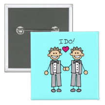 Faveurs gaies de mariage pin's