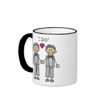Faveurs gaies de mariage tasses à café