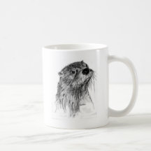 Favoris de loutre tasse à café
