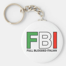 FBI = complètement Italien de Blooded Porte-clefs