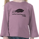 fc de l'équipe de l'Amérique de T-shirt de filles