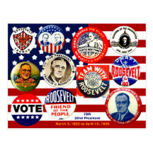 FDR - Carte postale