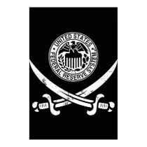 Federal Reserve piratent le logo posters