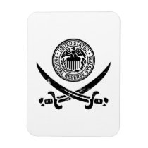 Federal Reserve piratent le logo magnets