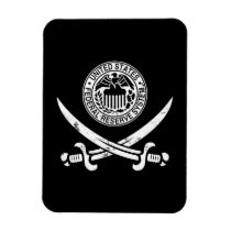 Federal Reserve piratent le logo magnets