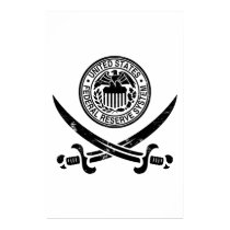 Federal Reserve piratent le logo posters