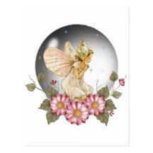 Fée de bulle cartes postales