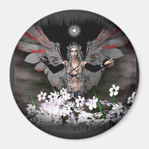 Fée de Gothick Magnets