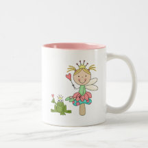 Fée de grenouille - T-shirts et cadeaux blonds Tasse À Café