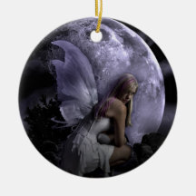 Fée de lumière de lune décorations de noël