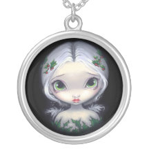 Fée de Noël de COLLIER d'ange de houx