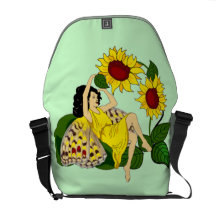 Fée de tournesol besaces