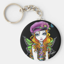 Fée glacée "ensoleillée" Keychain d'arc-en-ciel de Porte-clefs