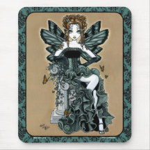 Fée gothique Mousepad de papillon de couture de "P Tapis De Souris