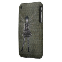 Fée gothique vintage mignonne coque iPhone 3