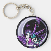 Fée Keychain de lune de papillon de Paige Porte-clef