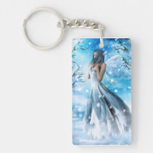 Fée Keychain de neige Porte-clefs