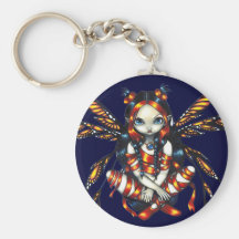 Fée" Keychain "de nuit étoilée Porte-clés