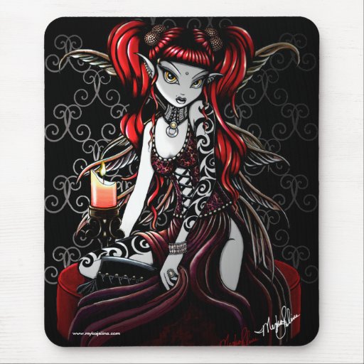 Fée Mousepad du feu d'obscurité de Terra Tapis De Souris
