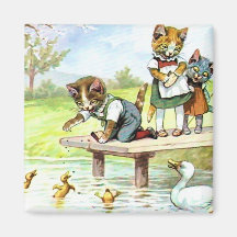Feedinmg les canards magnets