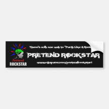 Feignez l'adhésif pour pare-chocs de Rockstar Autocollants Pour Voiture