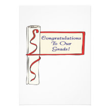 Félicitations à nos diplômés faire-parts