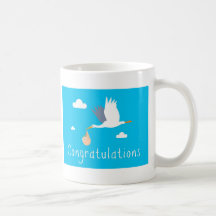 Félicitations de tasse de naissance