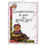Félicitations sur votre bébé ! carte de vœux
