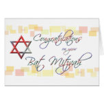Félicitations sur votre Mitzvah-Amusement de batte Cartes De Vœux