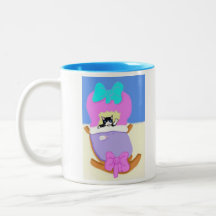 Félicitations sur votre nouveau chaton, bleu tasse à café