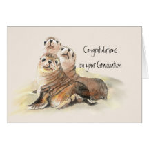 Félicitations vos joints mignons d'obtention du di carte de vœux