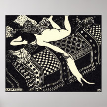 Félix Vallotton - paresse de La, affiche 1896